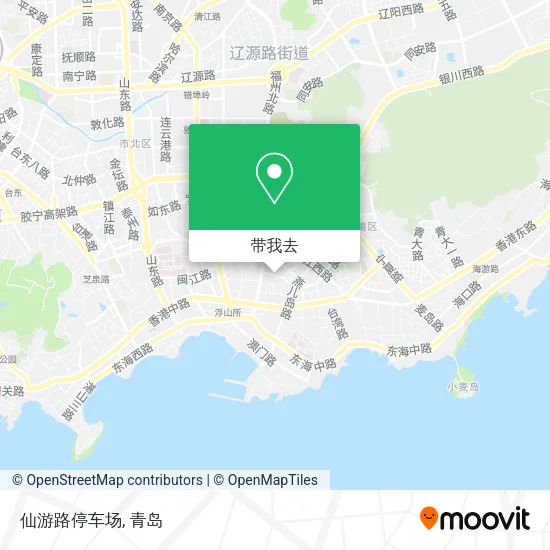仙游路停车场地图