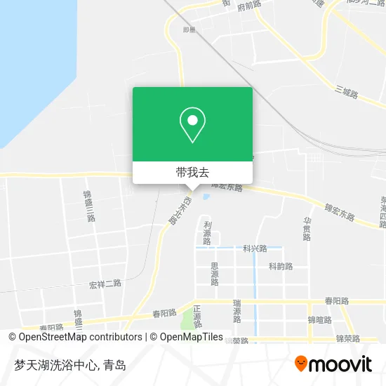 梦天湖洗浴中心地图