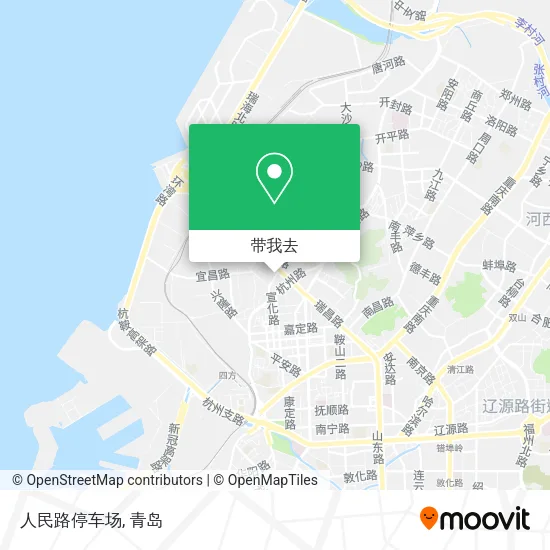 人民路停车场地图