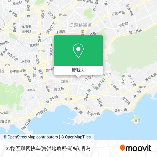32路互联网快车(海洋地质所-湖岛)地图