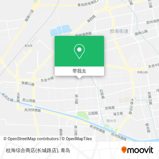 桂海综合商店(长城路店)地图