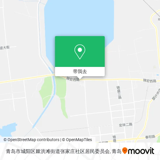 青岛市城阳区棘洪滩街道张家庄社区居民委员会地图