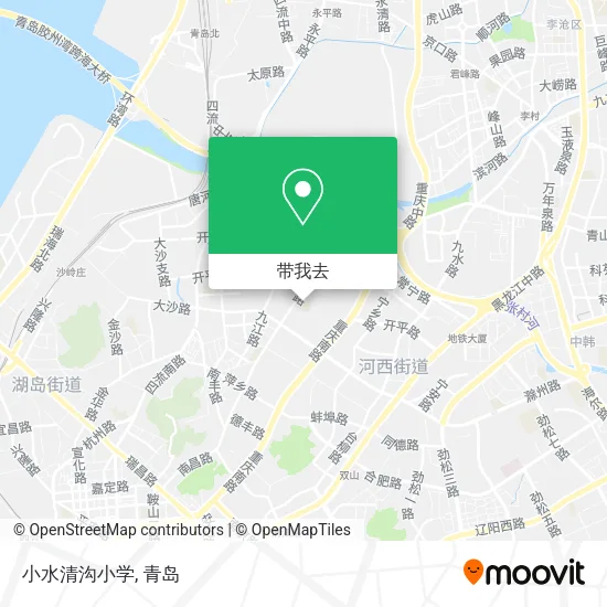 小水清沟小学地图