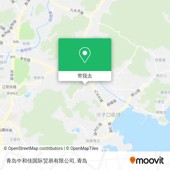青岛中和佳国际贸易有限公司地图