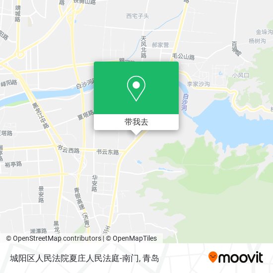 城阳区人民法院夏庄人民法庭-南门地图
