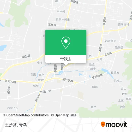 王沙路地图
