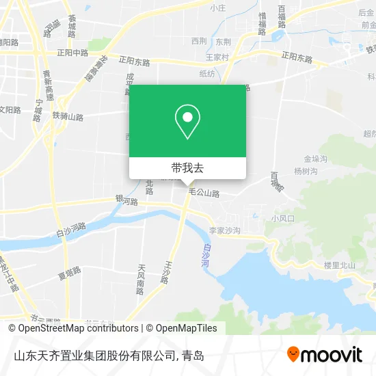山东天齐置业集团股份有限公司地图