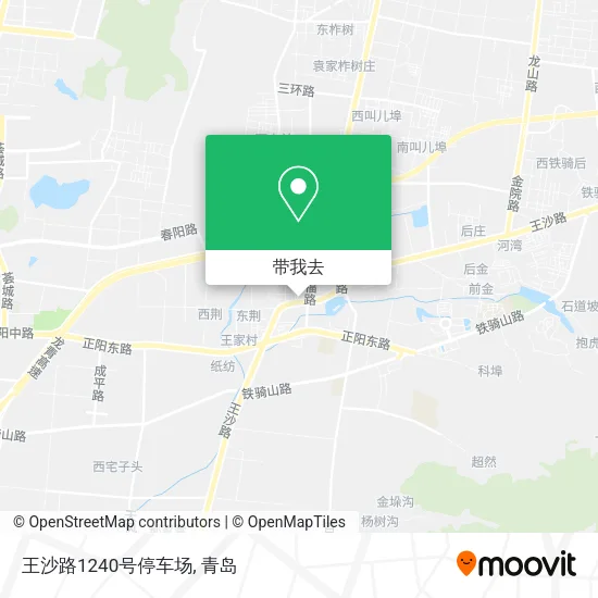 王沙路1240号停车场地图