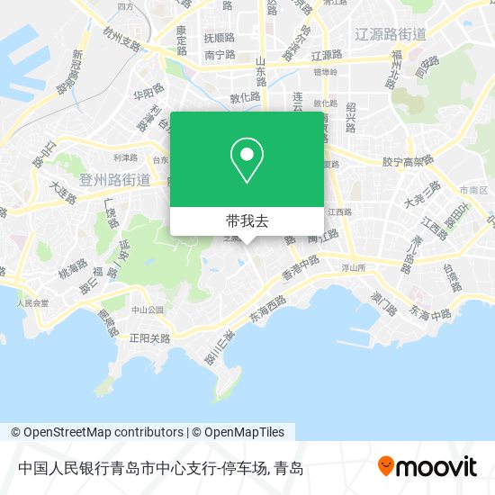 中国人民银行青岛市中心支行-停车场地图