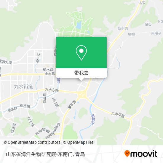 山东省海洋生物研究院-东南门地图
