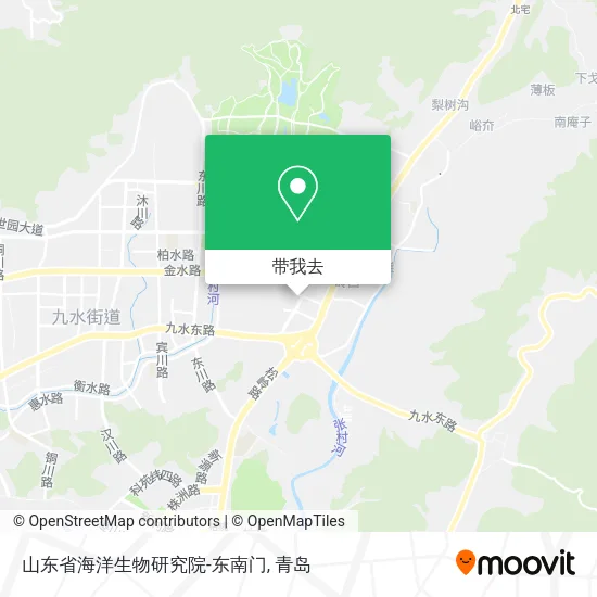 山东省海洋生物研究院-东南门地图