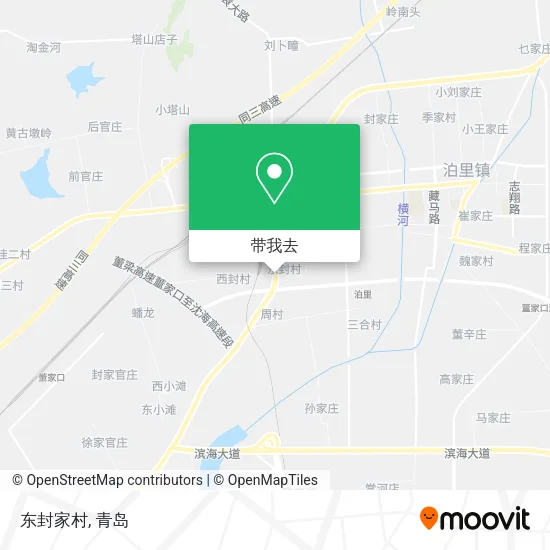 东封家村地图