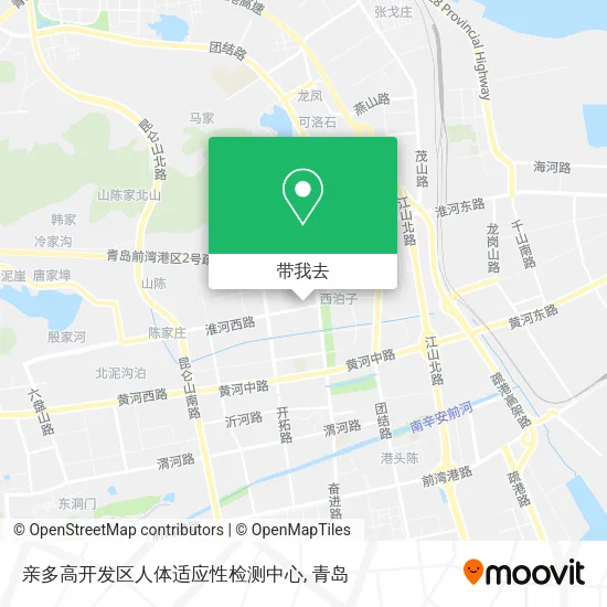 亲多高开发区人体适应性检测中心地图