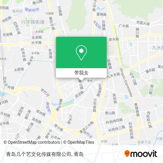 青岛几个艺文化传媒有限公司地图