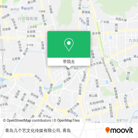 青岛几个艺文化传媒有限公司地图