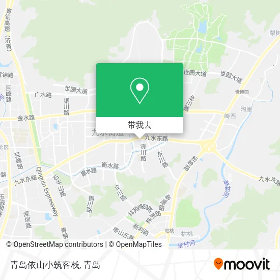 青岛依山小筑客栈地图