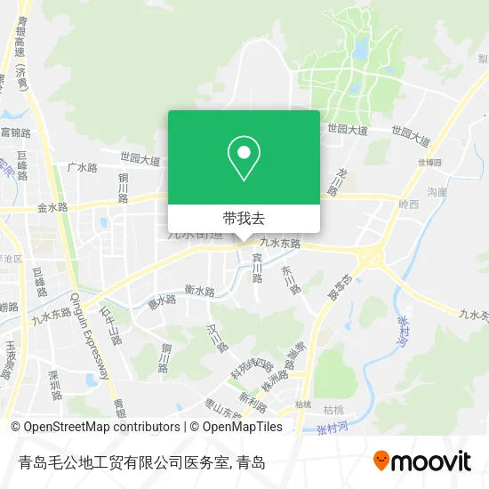 青岛毛公地工贸有限公司医务室地图
