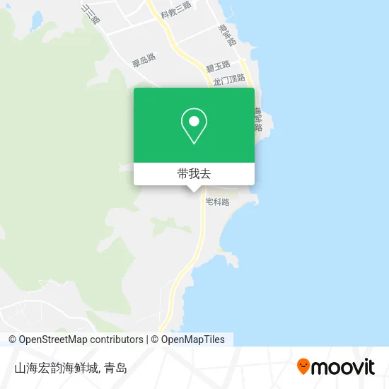 山海宏韵海鲜城地图