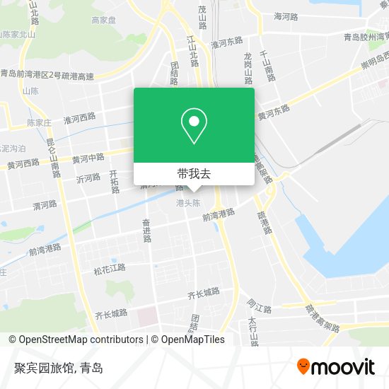聚宾园旅馆地图