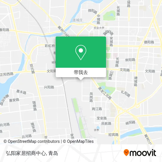 弘阳家居招商中心地图
