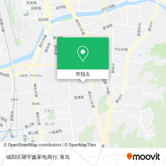 城阳区璐宇鑫家电商行地图