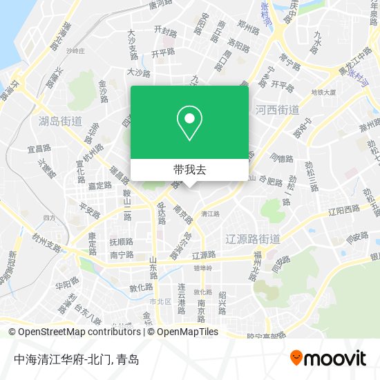 中海清江华府-北门地图