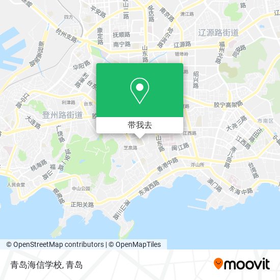 青岛海信学校地图