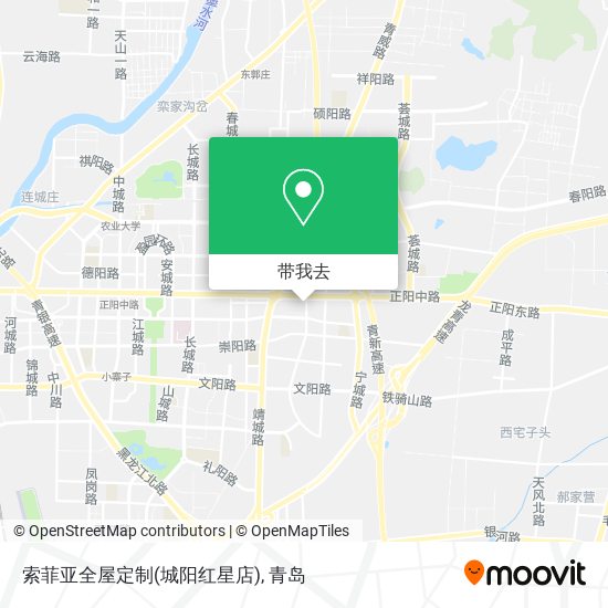 索菲亚全屋定制(城阳红星店)地图