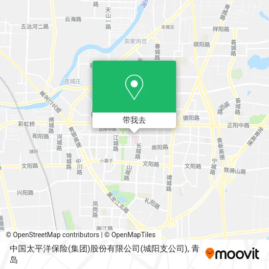 中国太平洋保险(集团)股份有限公司(城阳支公司)地图