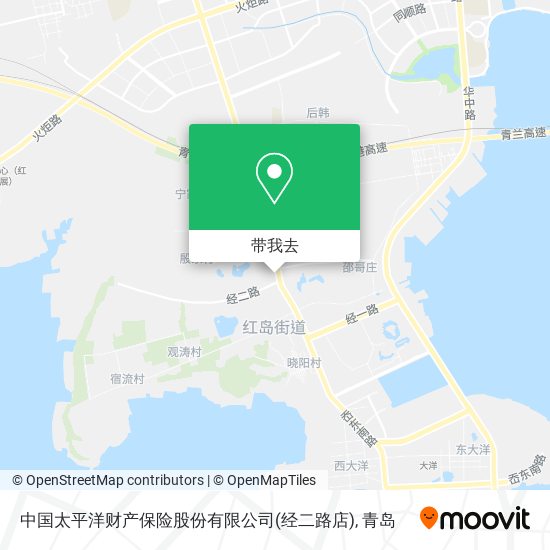 中国太平洋财产保险股份有限公司(经二路店)地图