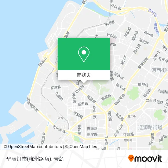 华丽灯饰(杭州路店)地图