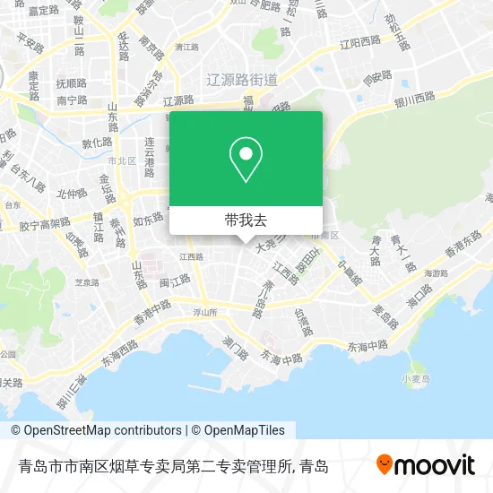 青岛市市南区烟草专卖局第二专卖管理所地图
