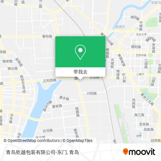 青岛乾越包装有限公司-东门地图