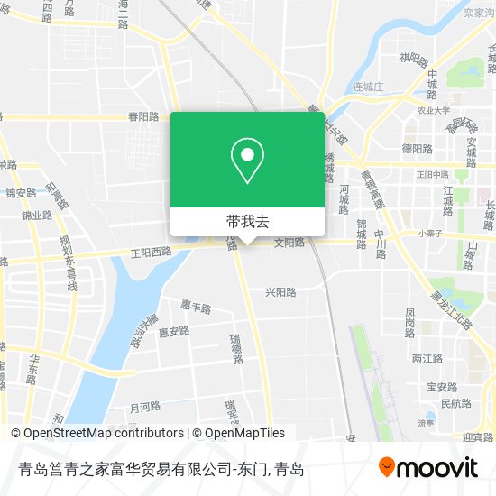 青岛筥青之家富华贸易有限公司-东门地图