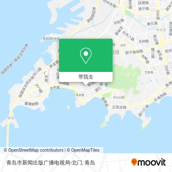 青岛市新闻出版广播电视局-北门地图