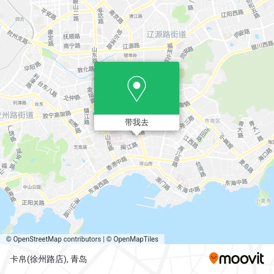 卡帛(徐州路店)地图