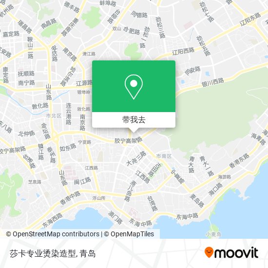 莎卡专业烫染造型地图