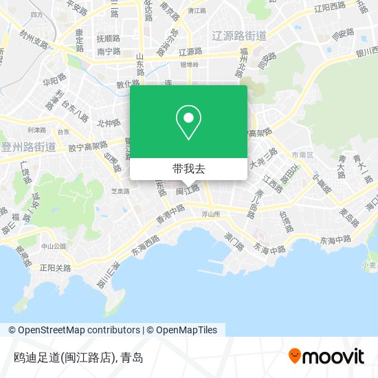 鸥迪足道(闽江路店)地图