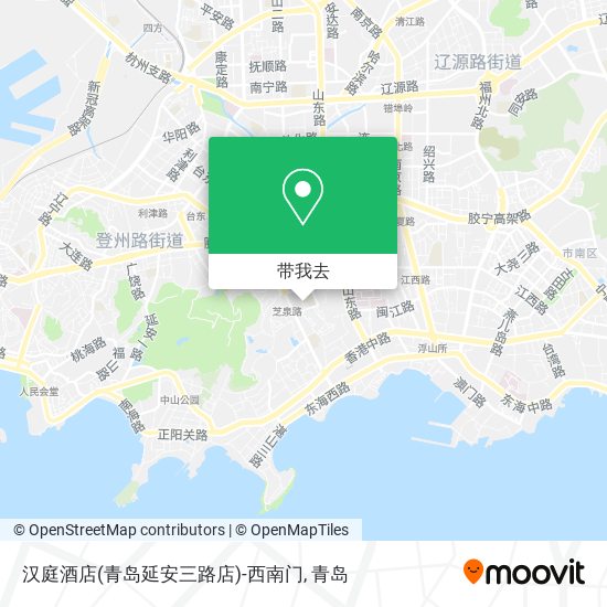 汉庭酒店(青岛延安三路店)-西南门地图