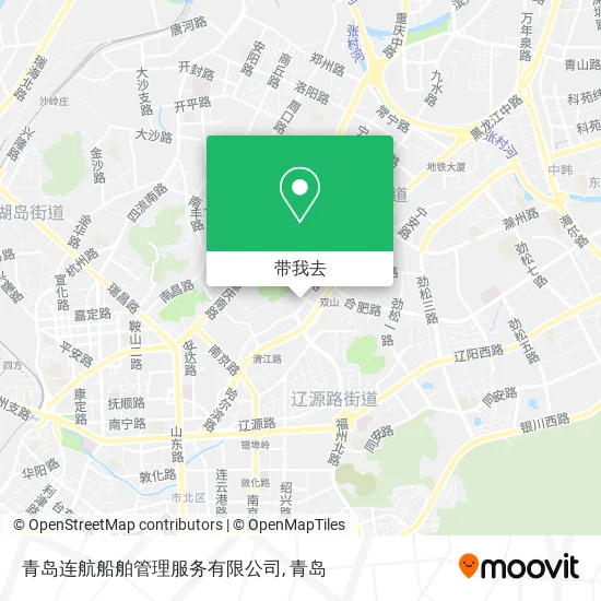青岛连航船舶管理服务有限公司地图