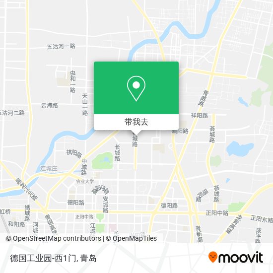 德国工业园-西1门地图