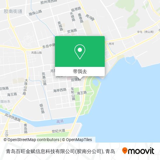 青岛百旺金赋信息科技有限公司(胶南分公司)地图