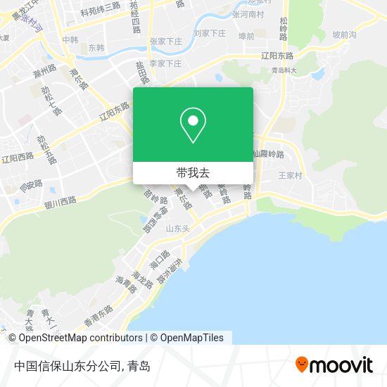 中国信保山东分公司地图