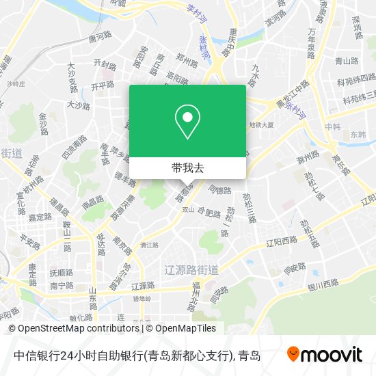 中信银行24小时自助银行(青岛新都心支行)地图