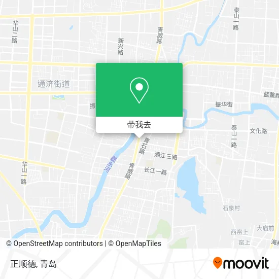 正顺德地图