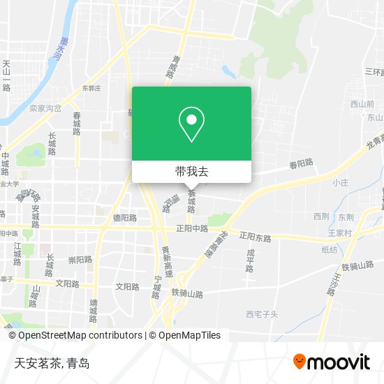 天安茗茶地图