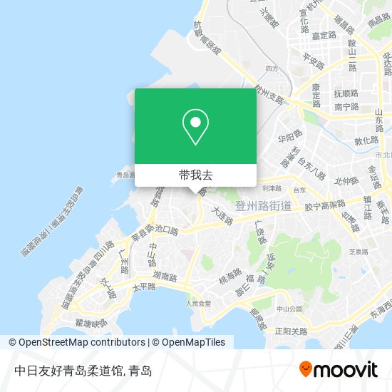 中日友好青岛柔道馆地图