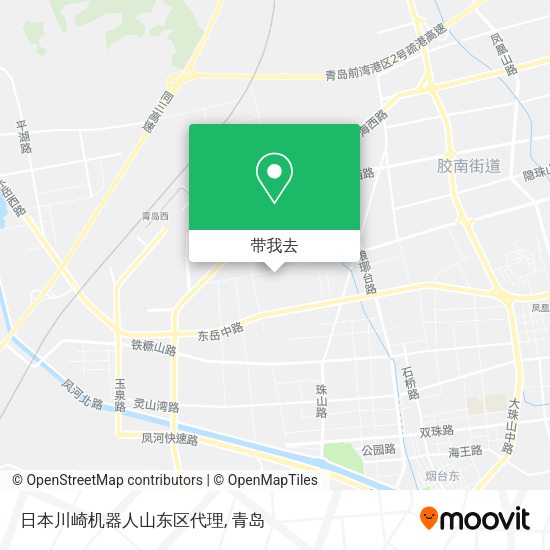 日本川崎机器人山东区代理地图