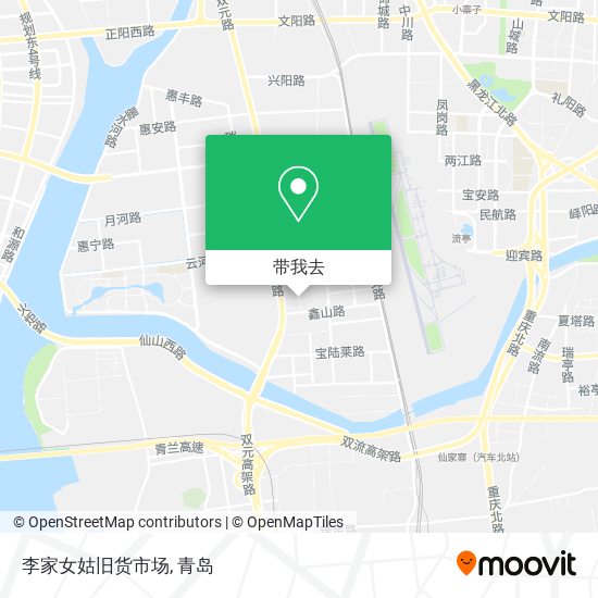 李家女姑旧货市场地图