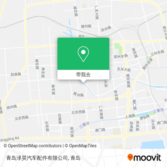 青岛泽昊汽车配件有限公司地图
